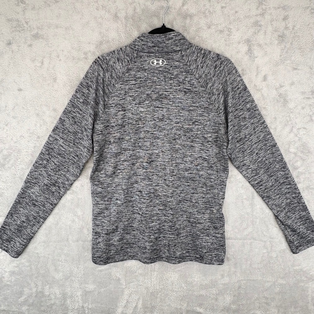 Under Armour Men XL HeatGear Gray 1/2 Zip Lightweight Pullover Long Sleeve Shirt - Picture 7 of 10